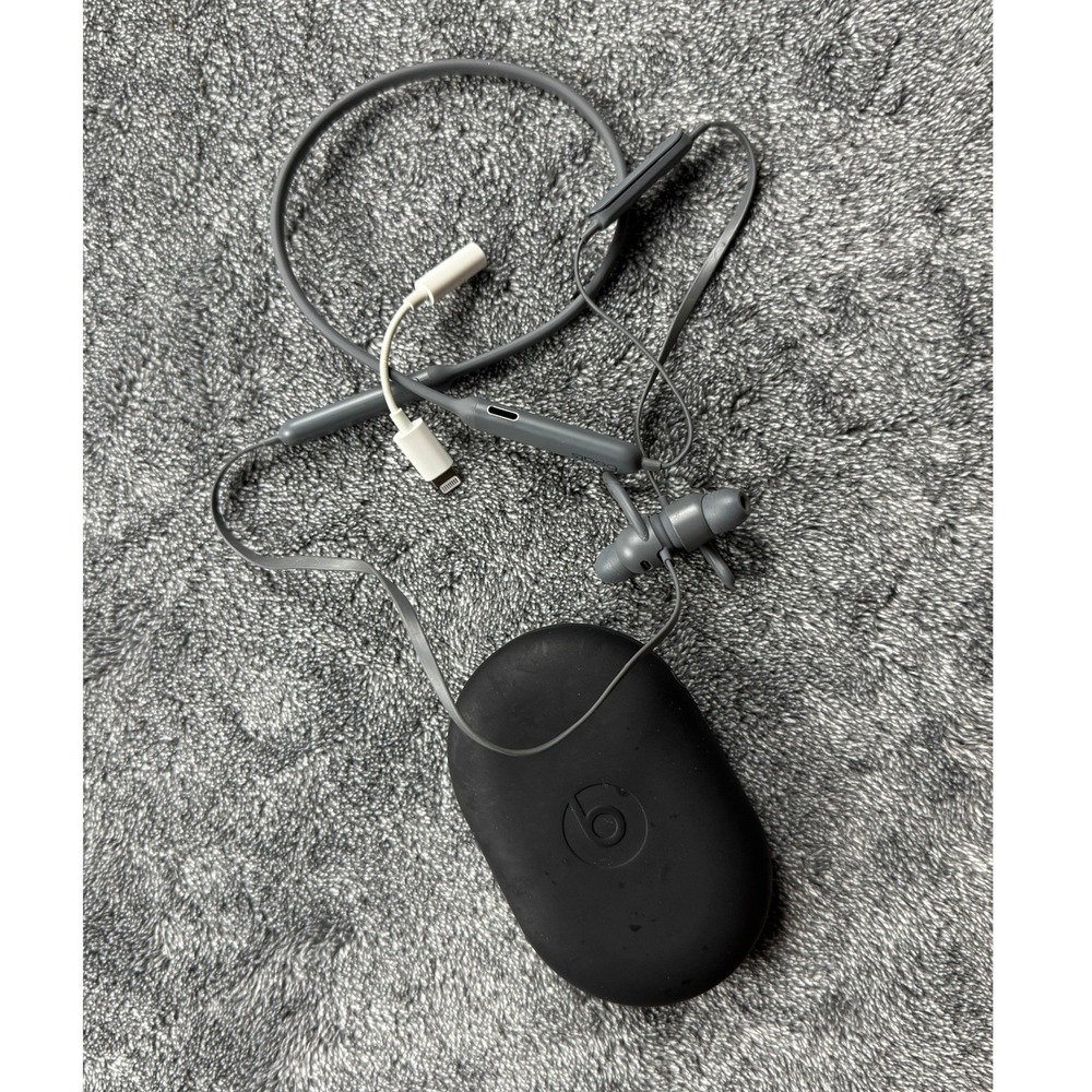 Beats by Dre BeatsX Wireless In-Ear Headphones Gray with Case and Adapter - Picture 2 of 6